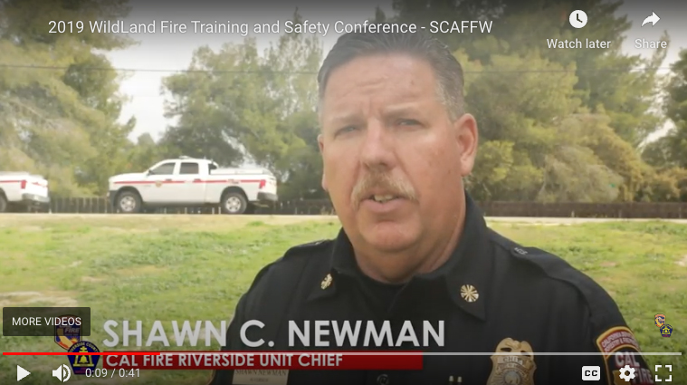 Shawn Newman - Cal Fire Riverside Unit Cheif